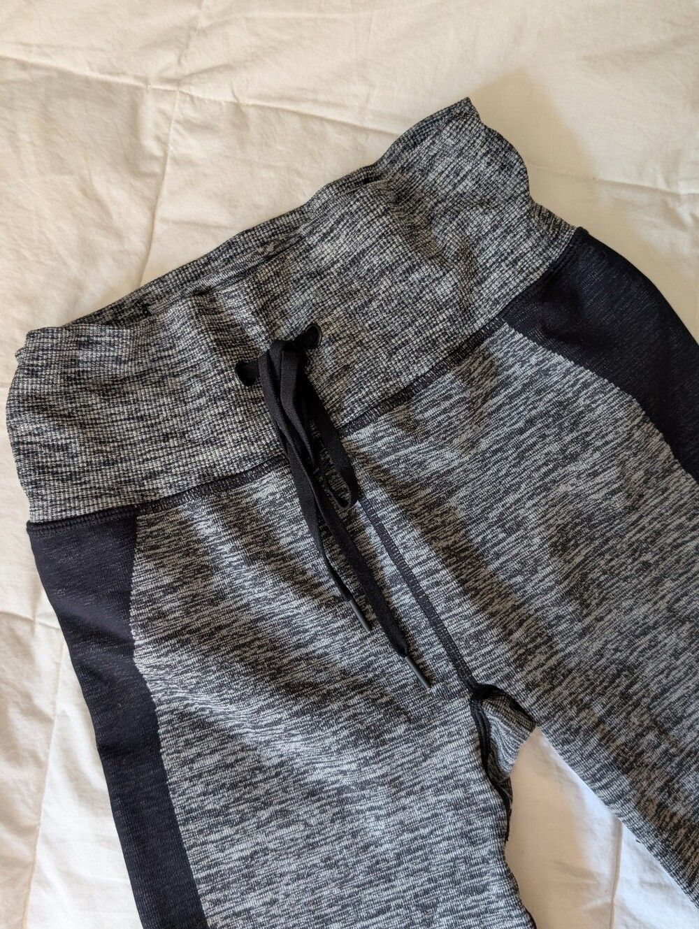 Pink Active High Waist Yoga Pants Gray Black Gym Running Workout Leggings S - Picture 2 of 7